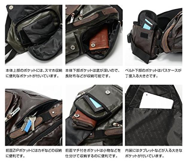 Växel Triangel Kroppsväska Khaki [Enhet] -