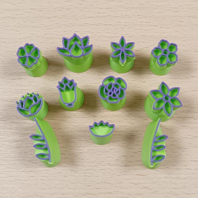 Clay Stamp & Molding Kit Flower Leaf Design Diy Crafts And Art Creations For Making, Pottery, Scrapbooking, Card Making