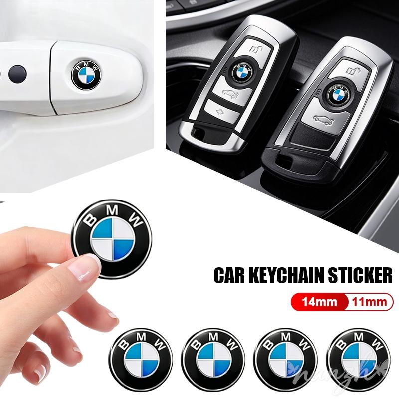 For BMW M E46 E90 E60 Car Key Sticker Logo 3D Metal Car Key Sticker Emblem For BMW 320Li 325Li 330Li 325i E60 E64 E70 E83 E85 E87 E90 E71 10pc 11/14mm