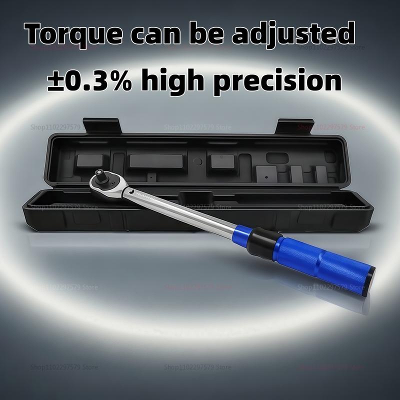 10-60Nmm Torque Wrench 3/8 Inch Drive Precision Bicycle Automotive Tool High Accuracy ±3% Professional Torque Key for Bikes Car