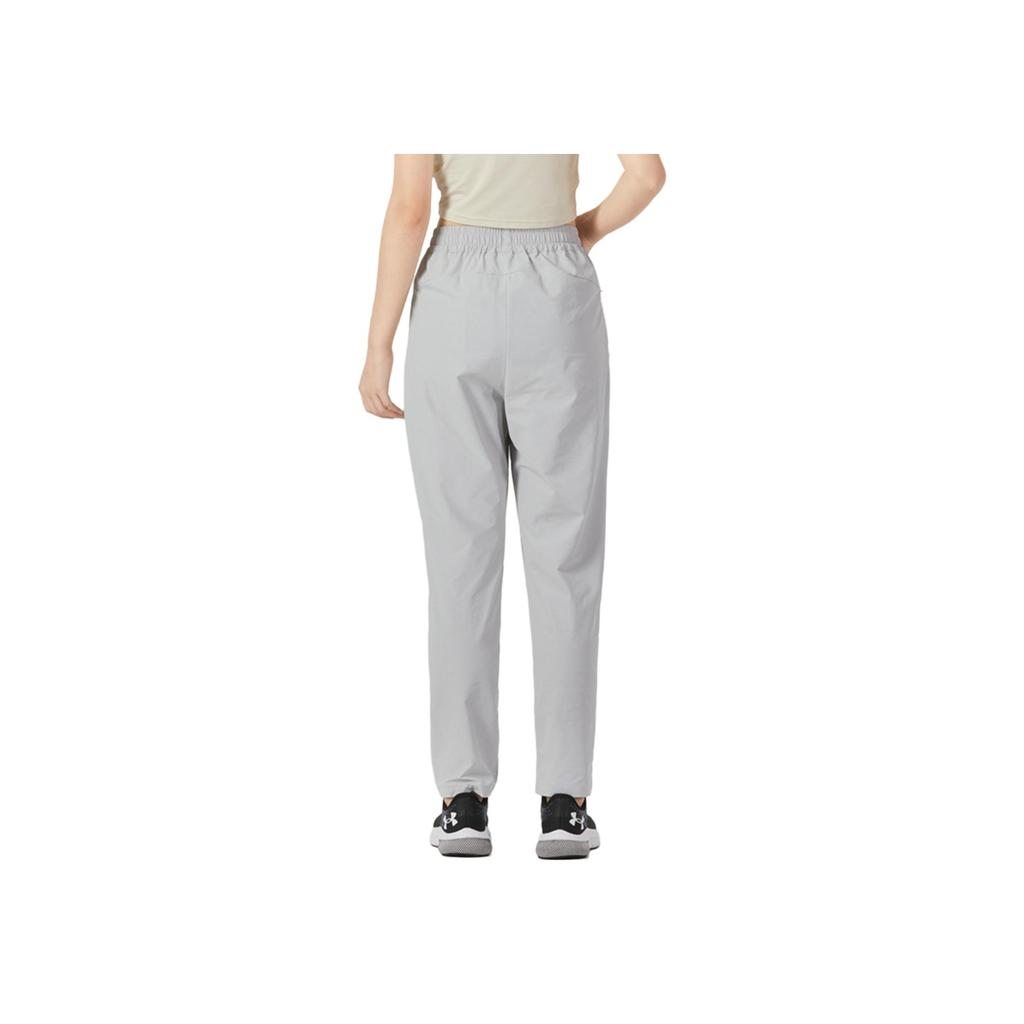 Under Armour Solid Color Straight Leg Casual Pants Women Bottoms Light-Gray 23600702-009