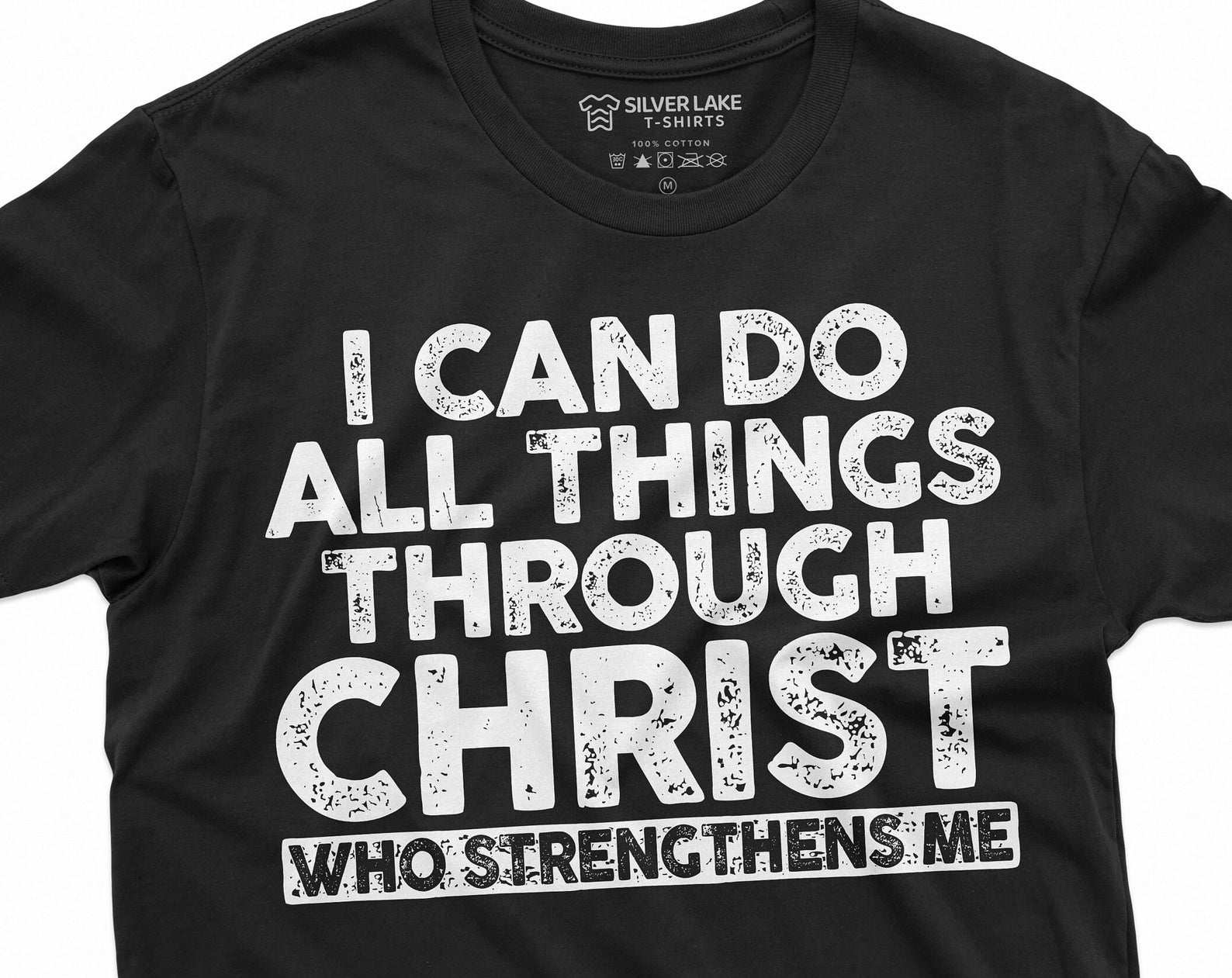 Jesus Christ T-shirt bible verse quote tee shirt Church Jesus Christmas Tee Shirt L