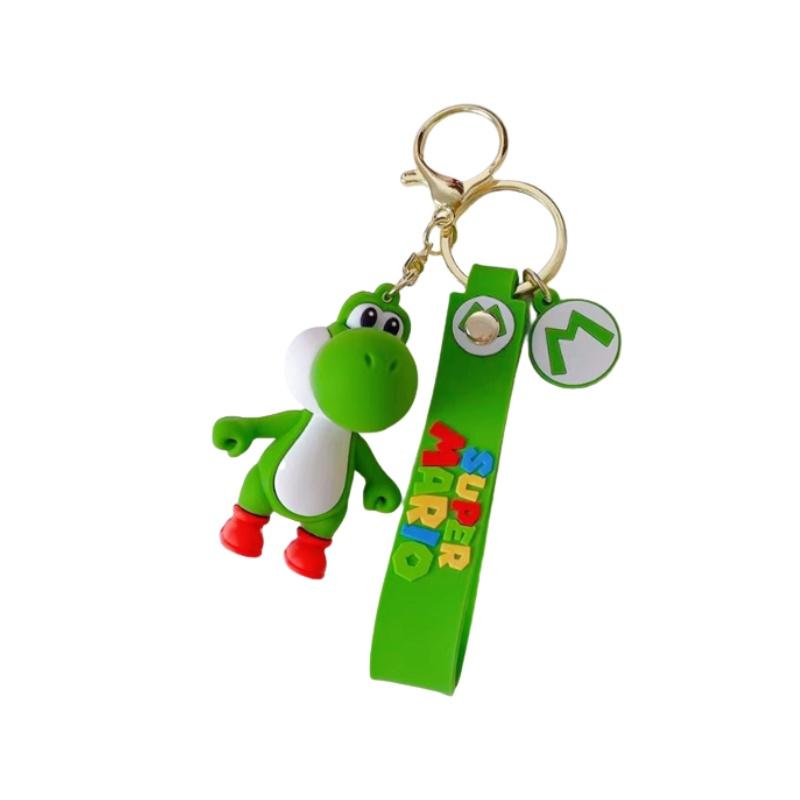 Princess Peach Keychain Super Mario Bros Nintendo Pendant Bag Charm