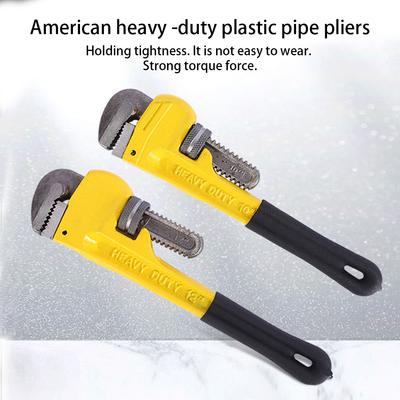 Heavy Duty Wrench Plumbing Wrenches Pipe Tongs Clamp Pliers 12 Inch