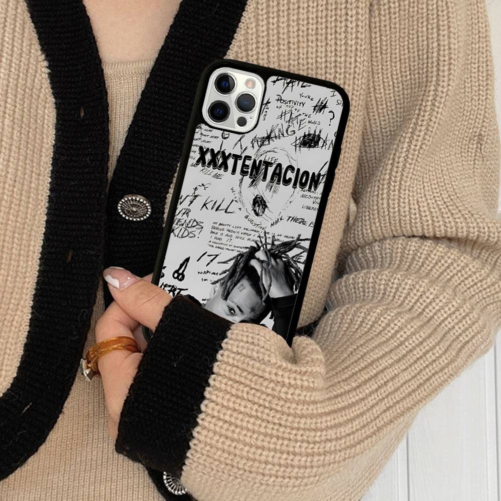 

Чехол для телефона рэпера X-XXXTentacion Для IPhone 17 16 15 14 13 Plus 12 11 Pro Max PC+TPU Чехлы Задняя крышка iPhone 16pro max