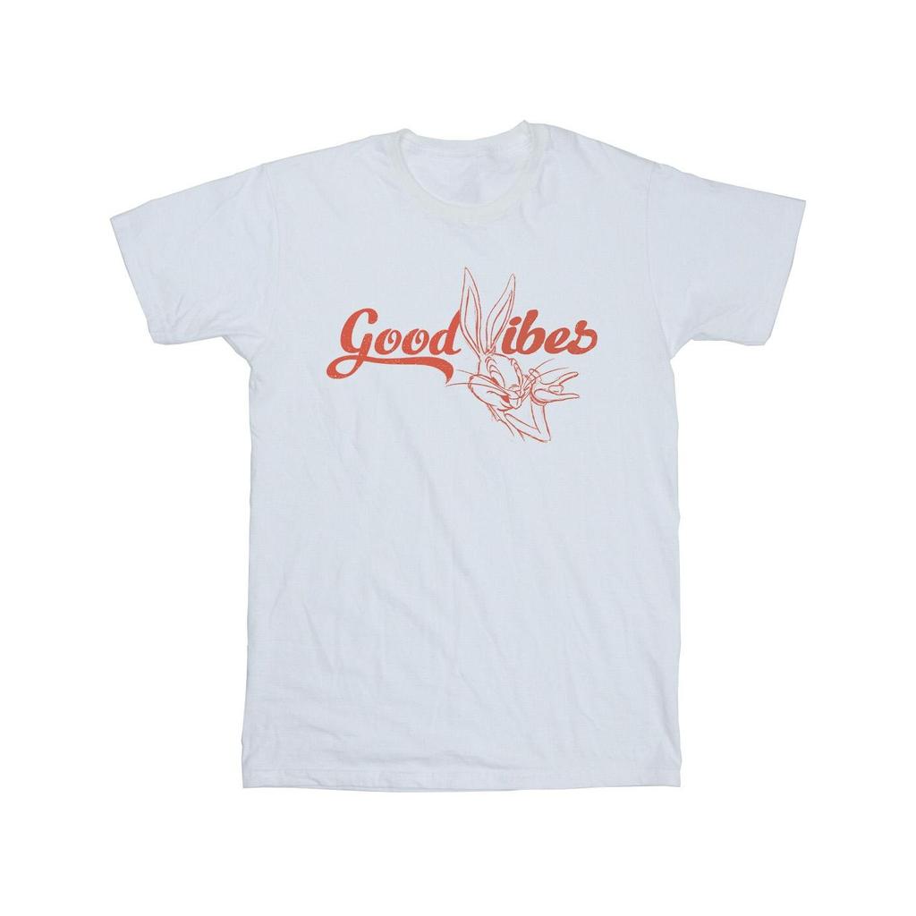 Looney Tunes Mens Bugs Bunny Good Vibes T-Shirt