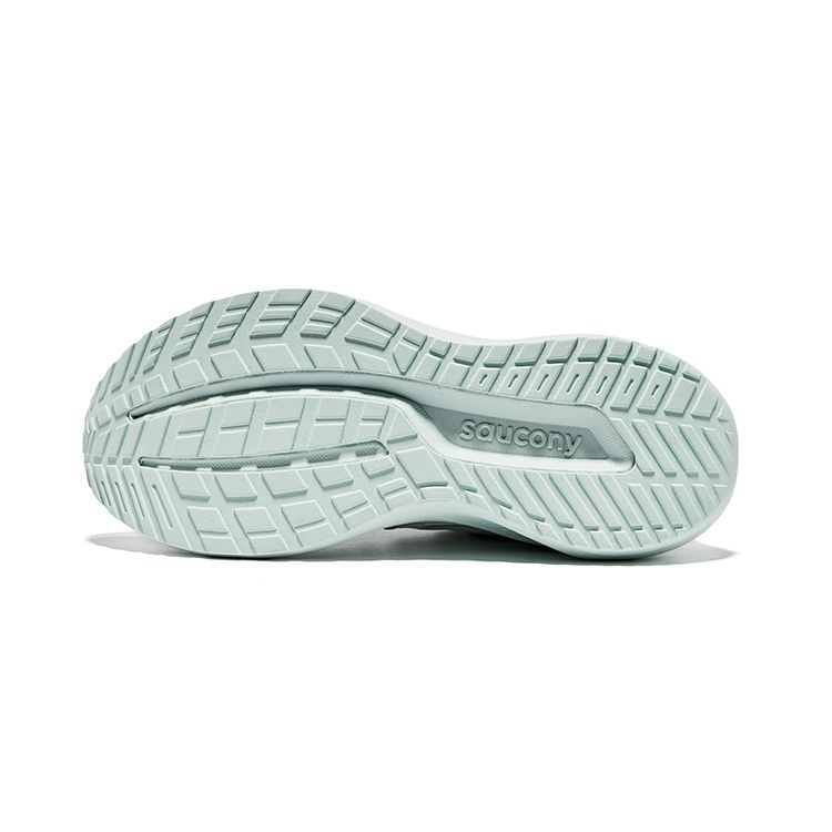 Saucony Puff 2 Comfortable Trendy Versatile Cushioning Low-Top Marathon Running Shoes Women sneaker White Green S18220-1