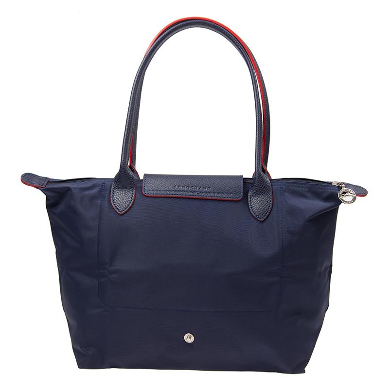 Longchamp Le Pliage Club 28 Duża Torba Tote z Tkaniny Damska Granatowy 2605619556