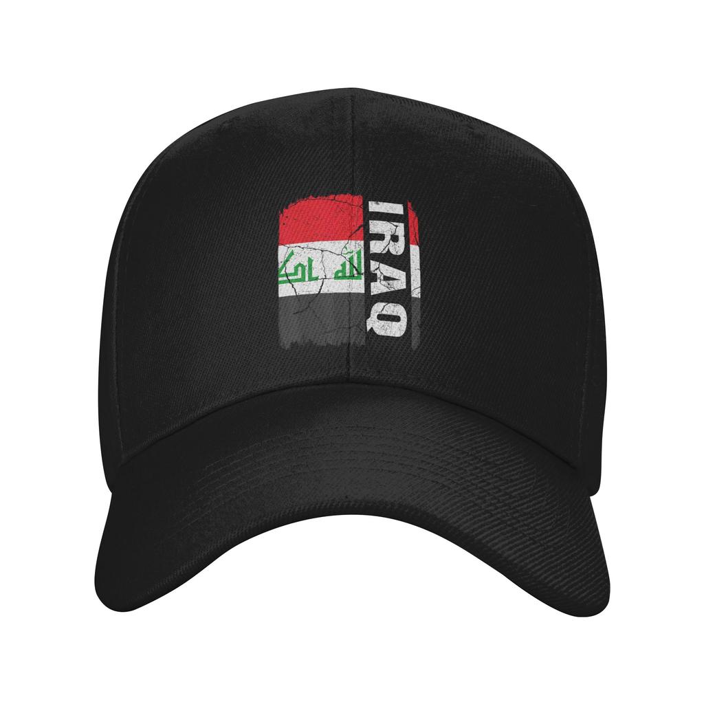 Unisex Women Iraq Flag Accessories Baseball Caps  Snapback Hat Casual Formal Wear Adjustable