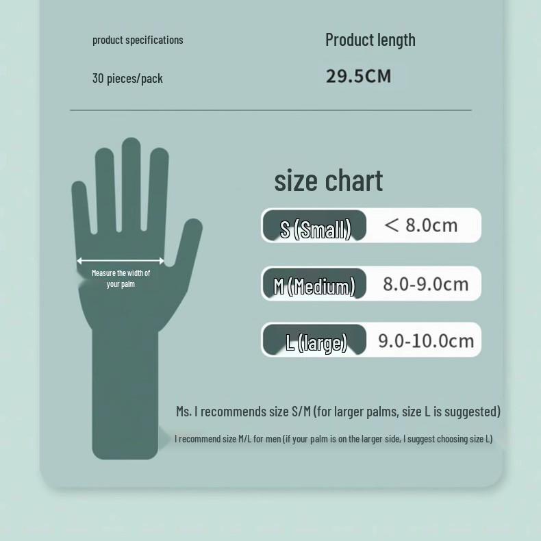 Durable Waterproof Latex Nitrile Cleaning Gloves for Household and Kitchen Tasks