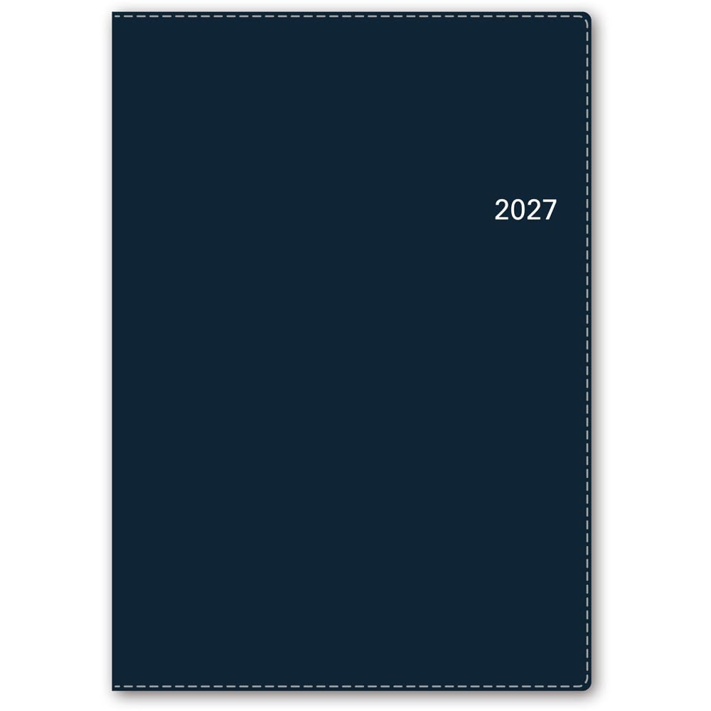 NOLTY 2027 A5 Weekly Access 3 6467 December Planner, Navy, (Starts 2026)