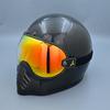 Retro Motorcycle Goggles Bubble Visor Outside Riding UV Protection Windshield Colorful Vintage for Half Face Helmets