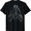 Cool Grim Reaper Angel Of Death Backside T-Shirt