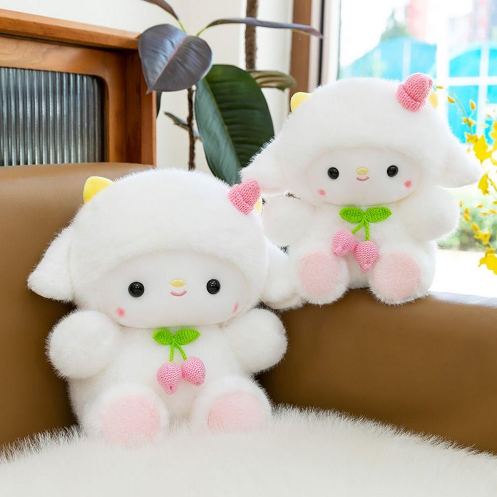 Fluffy Sheep Plush Doll Cartoon Animal Fluffty Doll Creative Lamb Plush Toy Home Decor