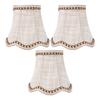 3pcs Lampshade Modern Minimalist Clip On Type Cloth Lamp Shade for E14 Bulb Candle Chandelier