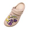 1pcs Cartoon  PVC Shoe Charms Cute Pikachu Squirtle Clog Pins Sandal Decorations Shoes Accessories Backpack Buckle