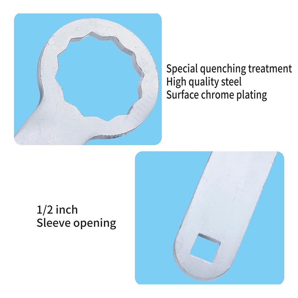 Chiave per Assali Pesanti 36mm Alta Resistenza Antiossidazione Chiave per Assali Operazione Semplice per Motociclette HD47925 OTC4882