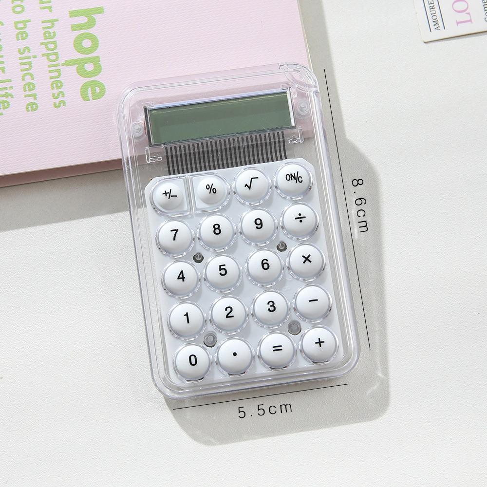 Cute Mini Pocket Calculator for Students - Portable, Candy Colors, User-Friendly Design
