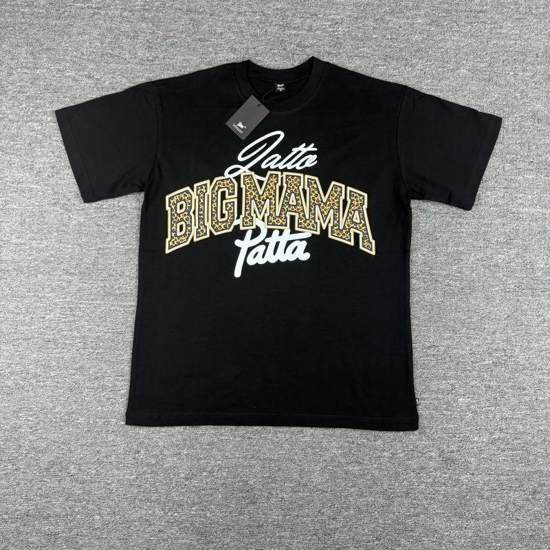 Cross-border trendy brand PATTA European and American street creative fun printing men's and women's casual loose short-sleeved collection T-shirt 