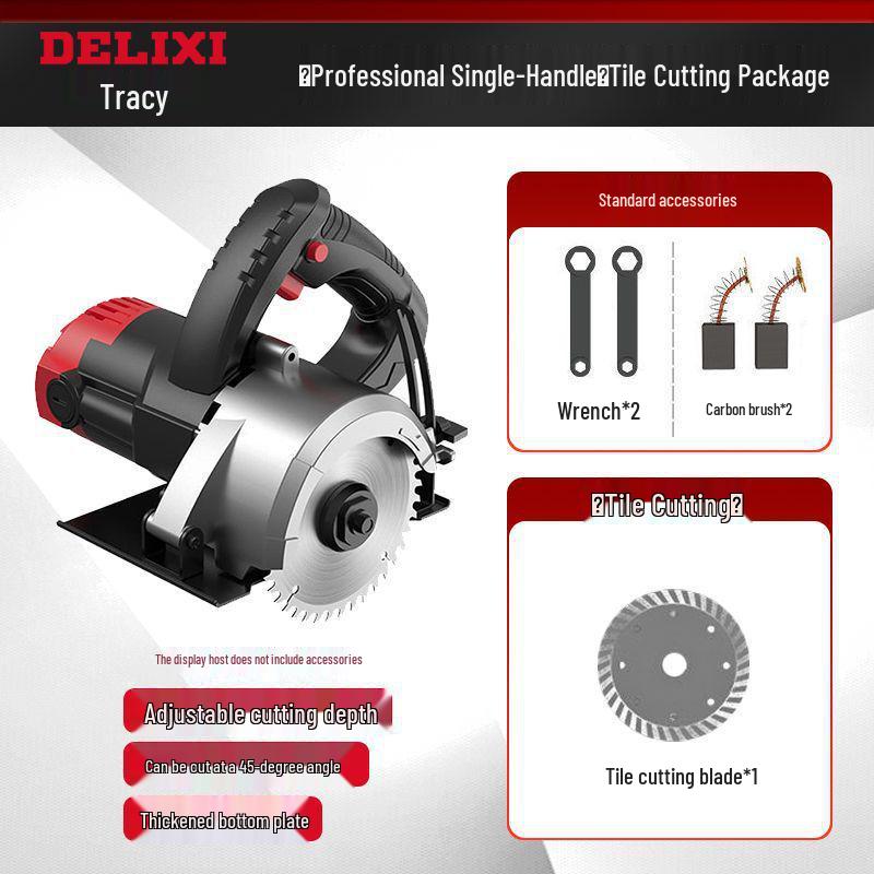 High-Power Multifunctional Handheld Electric Saw for Marble, Wood, Tile, Stone, Metal.