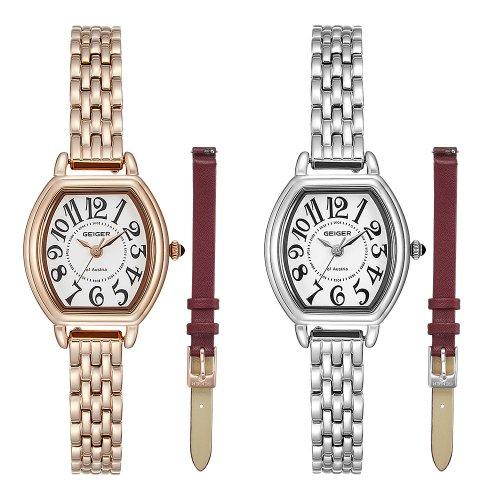 [GEIGER] GEIGER Women s Metal Watch GE1233 GE1233RG