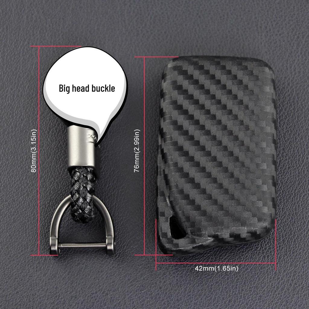 Lexus Smart Series Carbon Fiber Silicone Remote Key Cover
