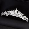 1pc Princess Crystal Crowns Bridal Tiaras Headband Kid Girls Love Prom Headpiece Wedding Party Hair Jewelry Accessiories Gift