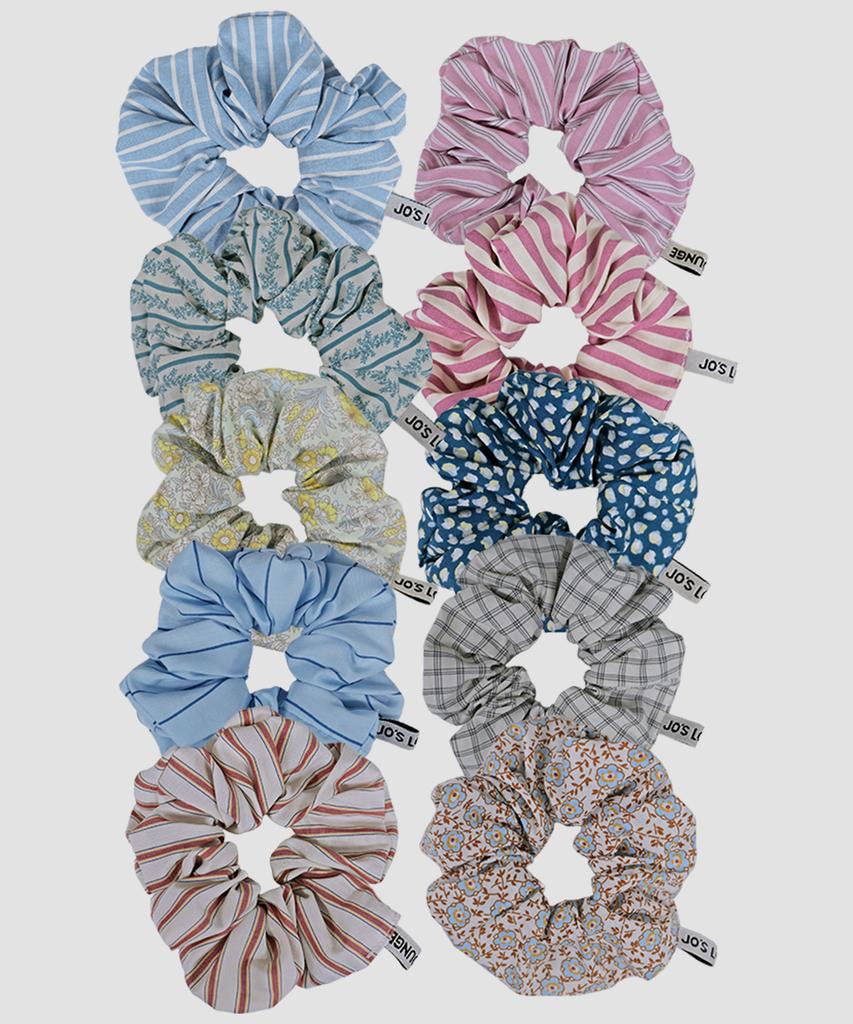 Jo'S Lounge Mini Doughnut Scrunchie (Set Of 3) 07