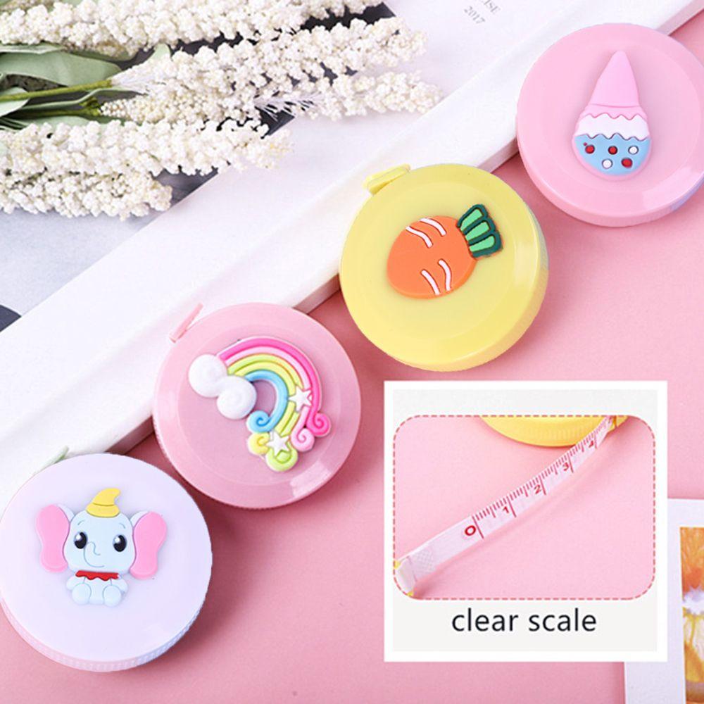 150cm Mini Tape Meter Tape Tailor Ruler Keychain Measuring Tape Clothing Size Tape Measure Portable Sewing Tools Accessory