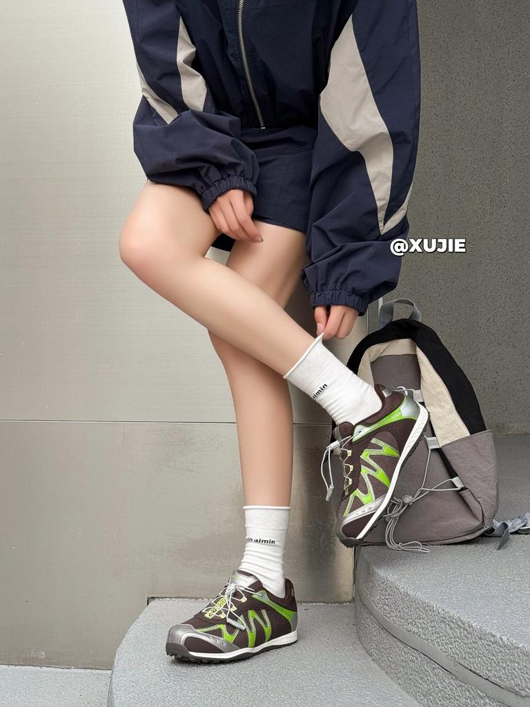 Fashion color matching breathable Forrest Gump sports shoes women's 2025 new versatile platform hiking shoes casual shoes trendy shoes