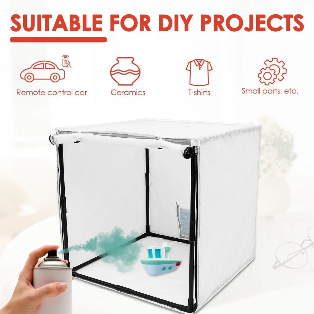 5/29,5 cala Kabina do malowania aerografem Odłączana kabina do malowania Przenośne narzędzia do malowania natryskowego do zabawek zdalnie sterowanych Samochód