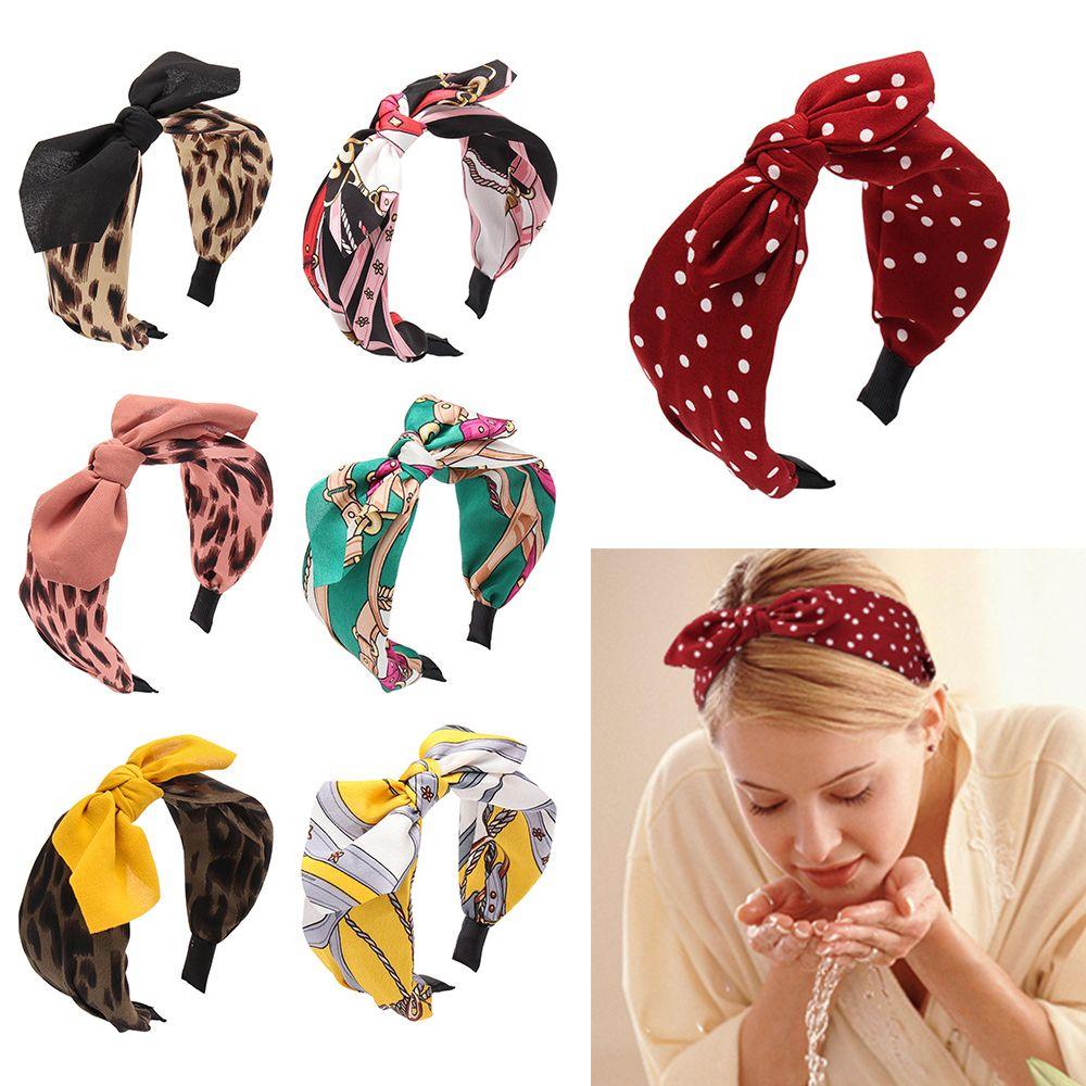 

Аксессуары для волос в виде тюрбана, повязки на голову с завязками, обруч для волос с кроличьими ушками, женские повязки для волос, широкие повязки на голову