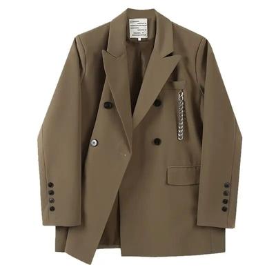 Suit Coat Women's Spring and Autumn Oversize Loose Suit Top Trend Blazer