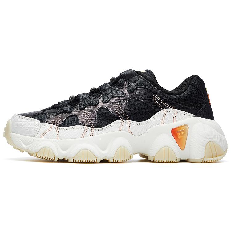 FILA Jagger Vntg Running Shoes Gs Black/White/Yellow Women s F12W031402FBS 38