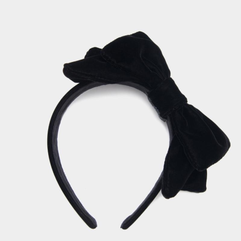 TATIANA Elizabeth Ribbon Velvet Hair Band_HB0105