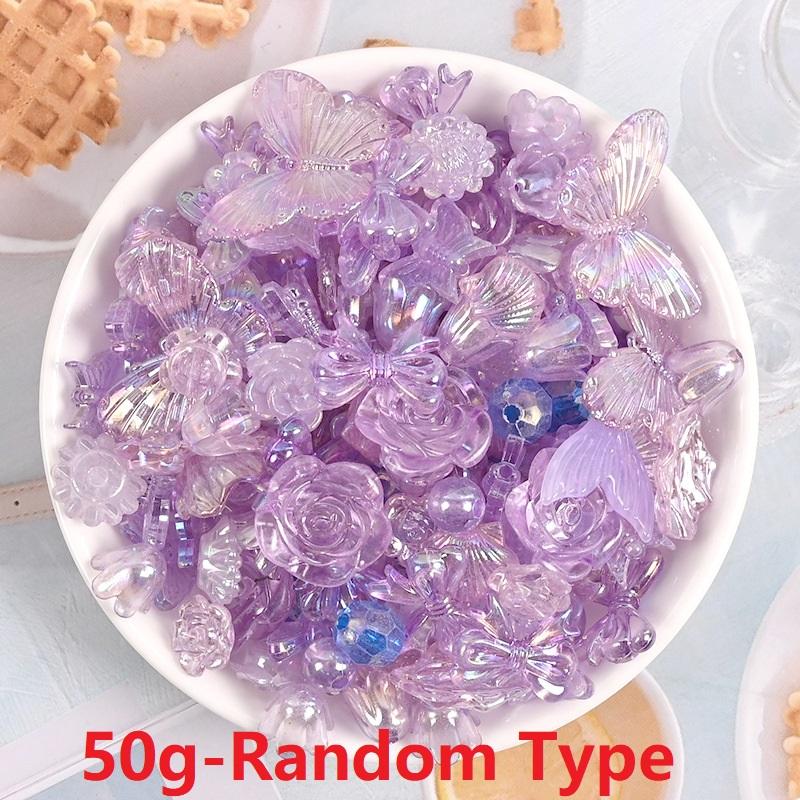 50g Kristall Glitzer Gelee Kleber DIY Handyhülle Dekoration Diy Haarnadel Sahne Kleber Zubehör Simulation Kuchen Materialtasche