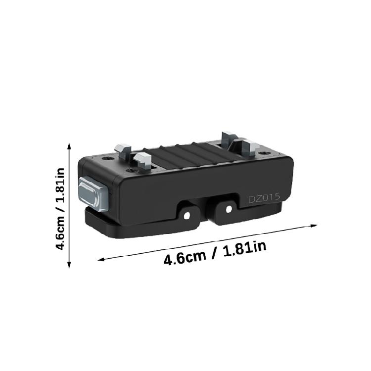 Multiple Angle Foldable Camera Mount Magnetic Fast Release Adapter 1/4 Screw To Double Clamp Converter ABS Construction