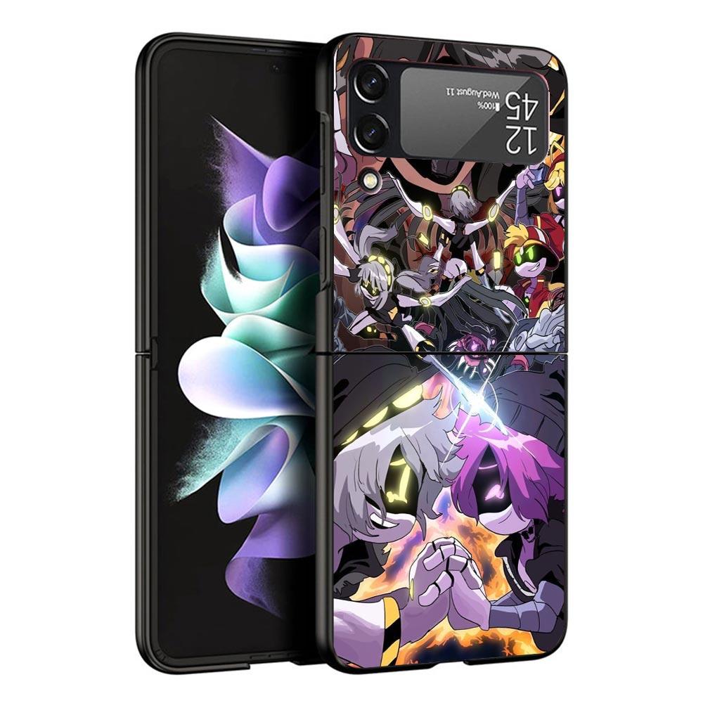 Game M-Murder D-Drones Black Phone Case For Samsung ZFlip7 ZFlip6 ZFlip5 ZFlip4 ZFlip3 5G Hard Protective Galaxy Z Flip 3 4 5 6