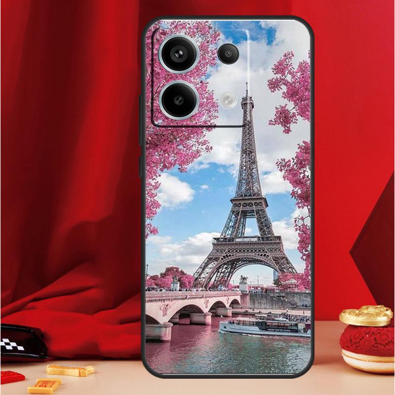 France Paris Eiffel Tower Case For Xiaomi Redmi Note 11 12 13 Pro 8 9 10 Note 12S 11S 10S 9S Redmi 13C 10C 12C Cover