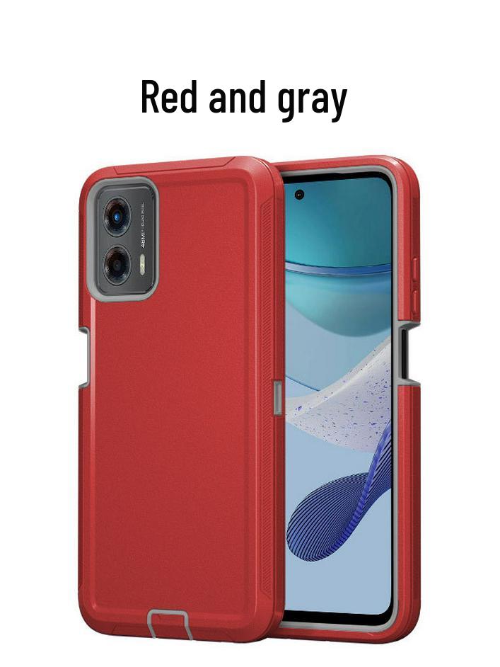 Moto G Power 5G 2024 Drop-Proof Protective Case, Three-in-One Design, Cross-Border Compatible.
