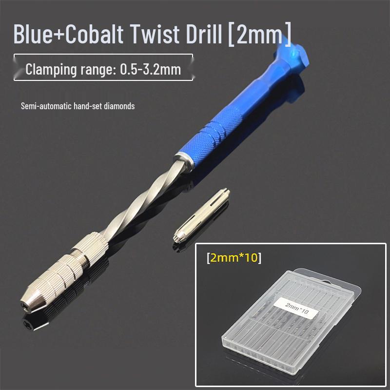 Mini Hand Crank Twist Drill for DIY and Model Drilling