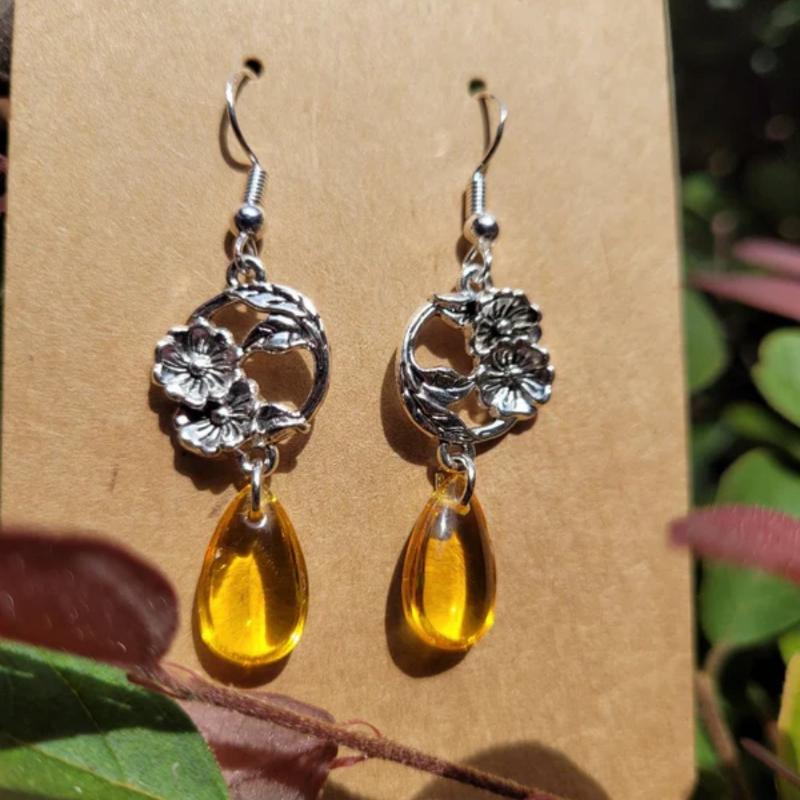 

Bohemian Tree Of Life Teardrop Crystal Dangle Earrings Dragonfly Drop Earrings For Women Casual Party Jewelry Gift A6