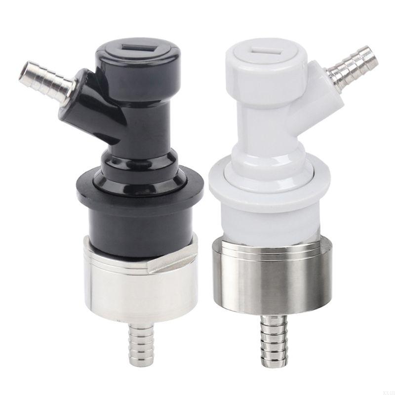 KX4B Disconnect Dispenser Liquid Gas Connector Barbed/Threaded Mouth Barware Replace bianco