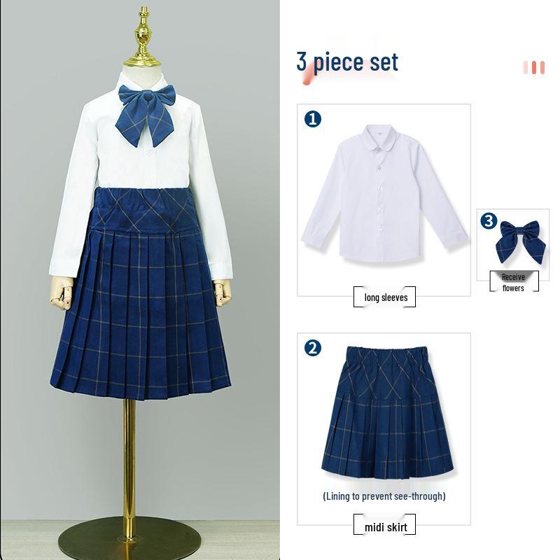 Kindergarten Summer School Uniform Set - Performance Costumes for Primary and Secondary Students
