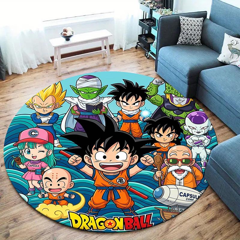 Dragon Ball Heroes Round Area Rug Carpet Rug For Living Room Bedroom Sofa Playroom Decor Nonslip Floor Mat