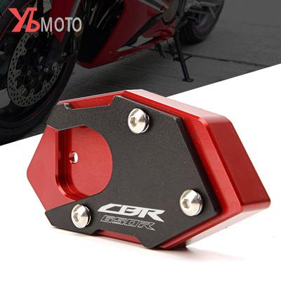 Motorcycle Kickstand Enlarge Side Stand Extension Support Pad for HONDA CBR650R CB650R CBR CB 650R    2022 2023
