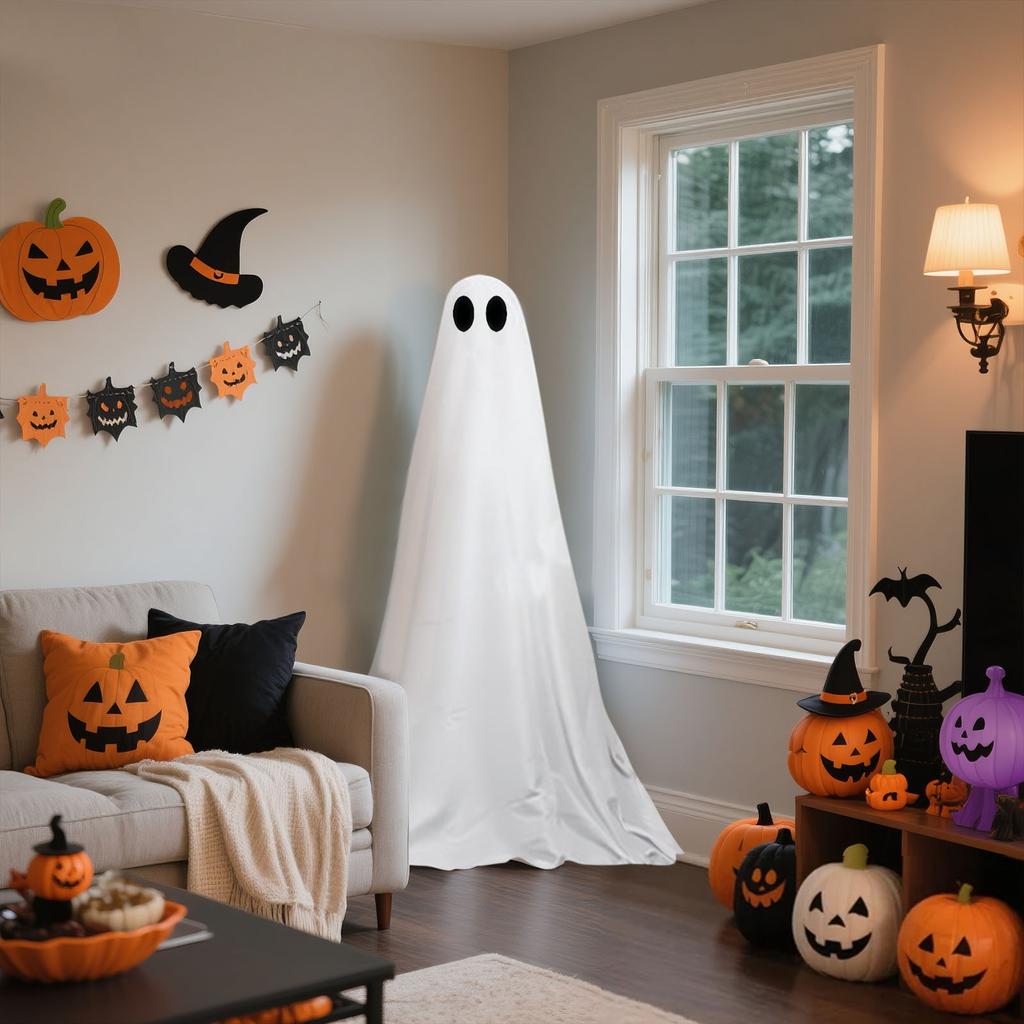 Halloweenské dekorace  Svítící halloweenské dekorace Vnitřní Roztomilé stolní dekorace Na párty Domov Kuchyně A Krb