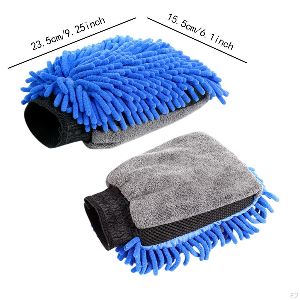 Car Wash Mitt Detailing Accessory Sturdy Home Cleaning Glove for Motorcycles