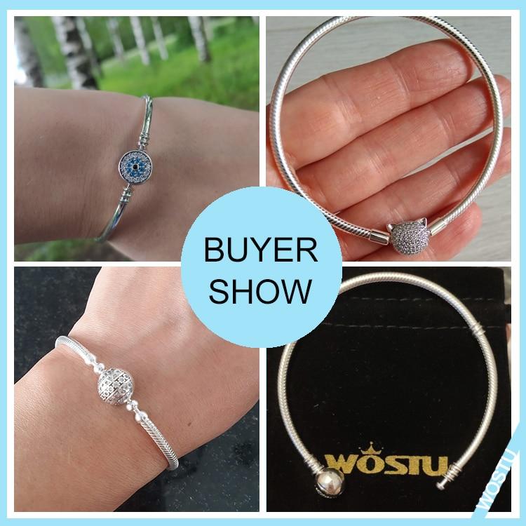 925 Sterling Silver Bracelet –Barrel Snap Clasp ,Cubic Zirconia ,Bangle Bracelet ,Chain Bracelet ,Charm ,Sizes 17 –21