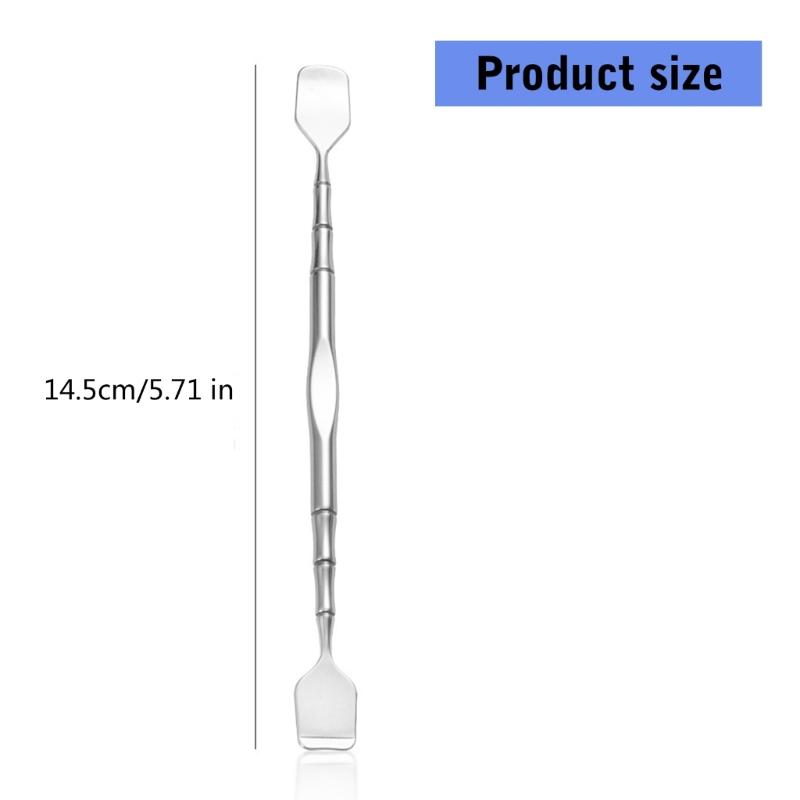 Professional Double Head Face Skin Scraper for Blackheads and Blemishes with Ergonomic Handle for Comfortable Grip